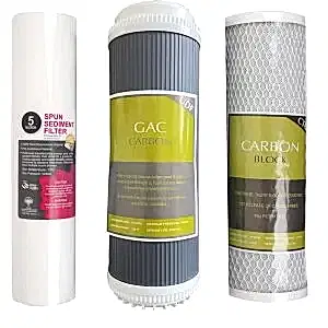 Açık Kasa 3 Aşamalı Su Arıtma Cihazı Filtresi