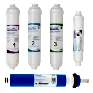 Kapalı Kasa 5 Aşamalı Su Arıtma Cihazı Filtresi