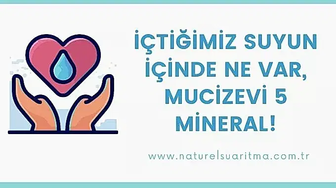İçtiğimiz Suyun İçinde Ne Var, Mucizevi 5 Mineral!